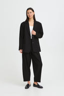 ICHI Ihfava Oversized Black Blazer