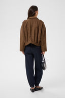 KAFFE Kagalikea Suede Cropped Jacket