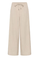 KAFFE Kaomila Feather Gray Melange  Παντελόνι