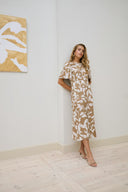 KAFFE Kamarlo Midi Φόρεμα Με Λουλούδια