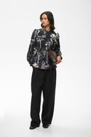 InWear Makennaiw Μαύρο Botanical Πουκάμισο