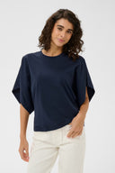 KAFFE Kastormy Midnight Marine / Blue Τοπ T-Shirt