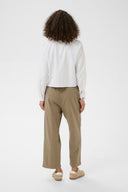 KAFFE Kanaya Brindle Cropped Παντελόνι