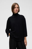 InWear Tallyiw Monika Highneck Μαύρη Μπλούζα