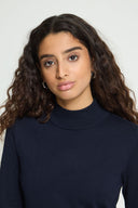 ICHI Ihluls Turtleneck Total Eclipse Πουλόβερ