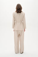 INWEAR NaxalW Jacket With Belt Ecru