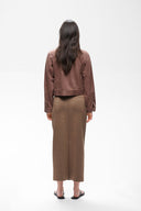 InWear Aida Καφέ Midi Φούστα
