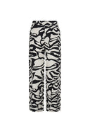 ICHI Ihlinno Animal Print Παντελόνι
