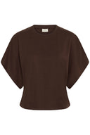 KAFFE Kastormy Καφέ Τ-shirt