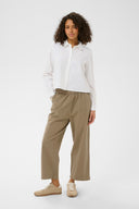 KAFFE Kanaya Brindle Cropped Παντελόνι