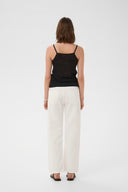 INWEAR Nitaiw Μαύρο Διάφανο Τοπ