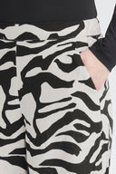 ICHI Ihlinno Animal Print Trousers