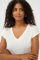 KAFFE Kalise Chalk T-Shirt