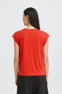 ICHI Ihlisken  Fiery Red T-shirt