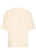 ICHI Ihcozy Μπεζ T-shirt