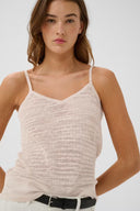 INWEAR Nitaiw Εκρού Διάφανο Τοπ