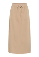 KAFFE Kanaya Maxi Skirt Beige