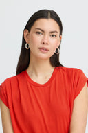 ICHI Ihlisken  Fiery Red T-shirt