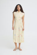 ICHI Ihginni Floral Midi Φόρεμα
