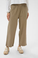 KAFFE Kanaya Brindle Cropped Παντελόνι