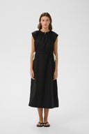 InWear Ellin Μαύρο Ποπλίνα Φόρεμα