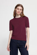 ICHI Ihluls Ribbed Red T-shirt