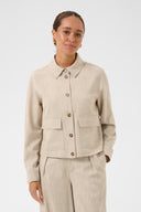 KAFFE Kaomila Feather Gray Jacket