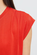 ICHI Ihlisken  Fiery Red T-shirt