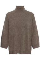 InWear Tallyiw Monika Chocolate Brown Highneck Μπλούζα