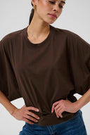 KAFFE Kastormy Καφέ Τ-shirt