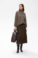 InWear Tallyiw Monika Chocolate Brown Highneck Μπλούζα