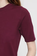 ICHI Ihluls Ribbed Red T-shirt