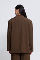 ICHI Ihfava Oversized Brown Jacket