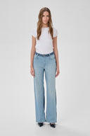 MY ESSENTIAL WARDROBE Louis Wide Δίχρωμο Τζιν