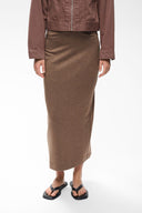InWear Aida Καφέ Midi Φούστα