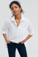 KAFFE Kanaya Oversized White Shirt