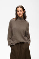 InWear Tallyiw Monika Chocolate Brown Highneck Μπλούζα