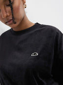 ELLESSE Twilight Βελούδινο Φούτερ Μαύρο