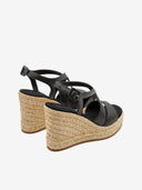 PALOMITAS By PALOMA BARCELO Fauna Nappa Black Platforms