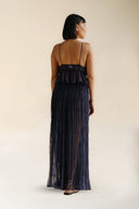 FARA BOUTIQUE Soleil Μπλε Maxi Φούστα