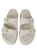 BUFFALO Eve Sol Κρεμ Παντόφλες