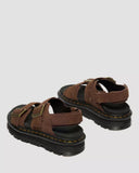 DR. MARTENS Zebzag Nubuck Platform Σανδάλια Καφέ