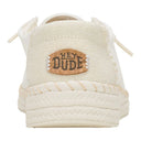 HEY DUDE Wendy Espadrille Woven White