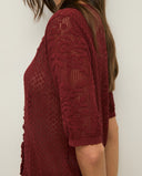 YERSE Pointelette Κοντομάνικη Ζακέτα