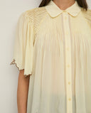 YERSE Vanilla Πουκάμισο Με Κέντημα