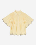 YERSE Vanilla Embroidered Shirt
