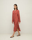 YERSE Geometric Print Midi Φόρεμα