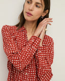 YERSE Geometric Print Midi Φόρεμα