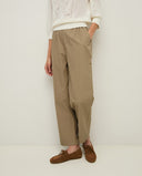 YERSE Straight Poplin Παντελόνι Χακί