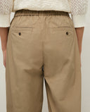 YERSE Straight Poplin Παντελόνι Χακί